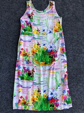 Jams World floral buffet sleeveless dress with pockets